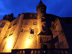 Zur blauen Stunde am Schloss in Wernigerode (2xPiP)