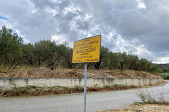 Crete 2021 – Warning, in case of ﬂood, don’t pass, turn around
