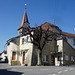Kirche und Gemeindehaus in Allaman