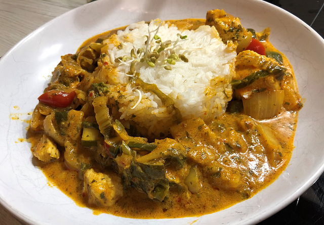 Curry-Hühnchen