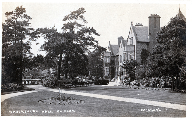 Brocksford Hall, Derbyshire c1910