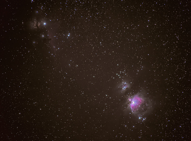 Nightwitchs Sterngeschichten: Orionnebel, ein Kleinod des Winterhimmels (Sternbild Orion im PiP)