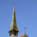 The steeple of Church of St Paul, Tongham village