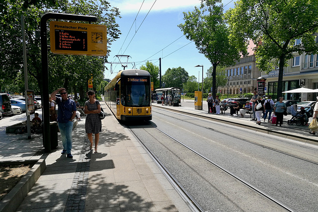 Dresden 2019 – Tram to Wilder Mann