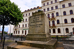 Leipzig 2015 – Monument for the demolition of the bridge over the Elstermühlgraben on October 19, 1813