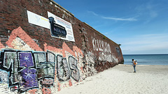 Prora - das Monumentalprojekt. Kaimauer am Strand. 201506