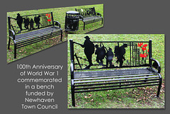 WW1 Memorial Bench - Newhaven - 30.10.2015