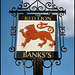 Banks's Red Lion sign