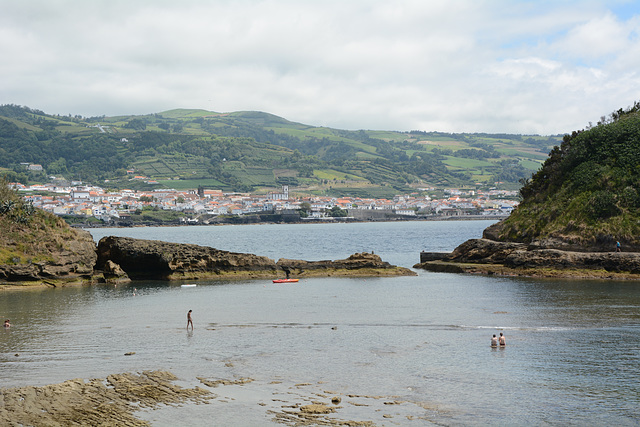 Azores, Path into the Flooded Crater of the Islet of Vila Franca do Campo