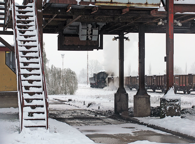 Shunting in the snow