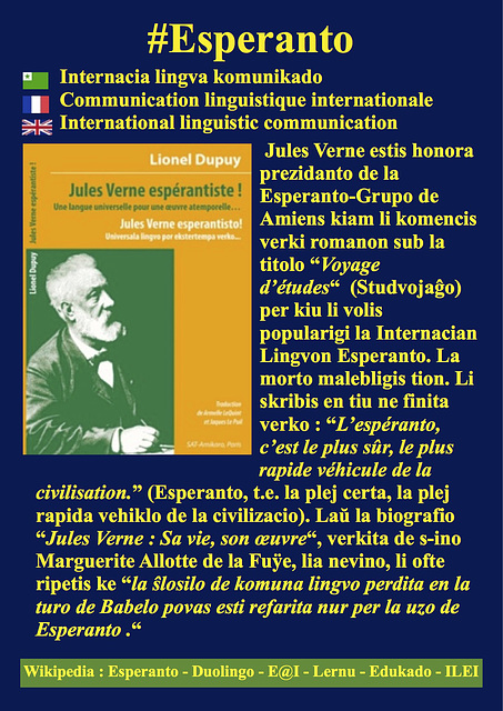 #Esperanto Jules Verne EO