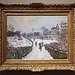 Boulevard St. Denis, Argenteuil in Winter by Monet in the Boston Museum of Fine Arts, January 2018