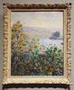 Flower Beds at Vetheuil by Monet in the Boston Museum of Fine Arts, January 2018