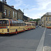 DSCF0721 Preserved Yelloway coaches at Bacup - 5 Jul 2015