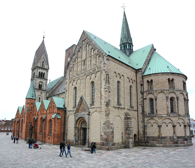 Denmark, The Cathedral in Ribe (view from the south-east)