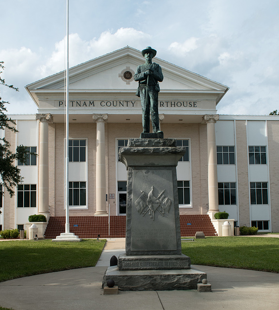 Palatka Courthouse Confederate Memorial (#0393)
