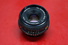 Minolta MD Rokkor-X 45mm, F/2 Lens