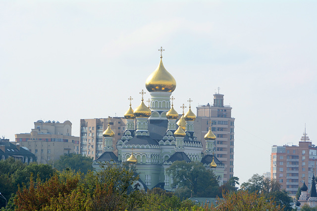 Ukraine, Nikolsky Cathedral of the Intercession Monastery in Kiev