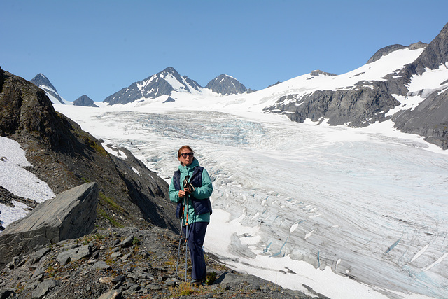 Alaska, At the Worthington Glacier Overview Point