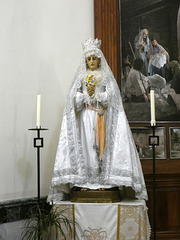 Guadalest- Virgin Mary in Bridal Gown
