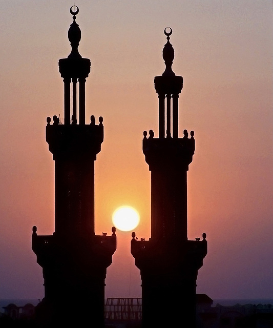 Sunset in Port Said -