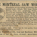 6145R. The Montreal Saw Works