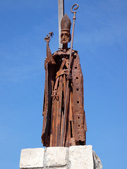 Guadalest- Statue of Saint Gregory