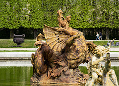 Bassin du dragon à Versailles