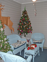 Christmas on the screen porch 2006