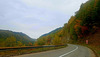 Colorful autumn road
