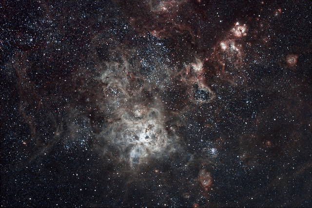 Close up of Tarantula Nebula NGC2070