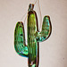 Saguaro ornament - glass