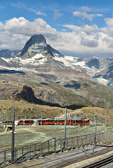 Gornergratbahn und Matterhorn