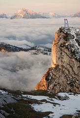 Morgennebel über Berchtesgaden