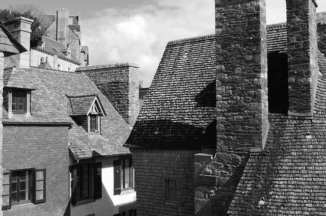 The Rooftops of Mont Saint Michel (xv)