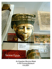 Egyptian Mummy mask - Cuming Museum - 4 9 2007