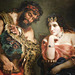 Detail of Cleopatra and the Peasant by Delacroix in the Metropolitan Museum of Art, January 2019