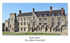 The Abbot's Great Hall - Battle Abbey - 30.8.2016