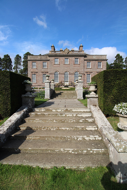 Garden Facade, House of Dun, Angus, Scotland