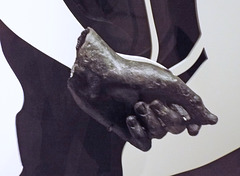 Detail of the Bronze Sculpture Group of Azaila in the Archaeological Museum of Madrid, October 2022
