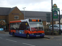 DSCF5763 Centrebus 323 (YJ11 EKE) in Uppingham - 26 Oct 2016