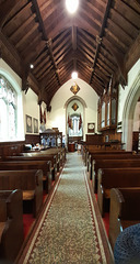 HBM from inside St Mary Magdalene Church ~ Sandringham Estate ~ Norfolk