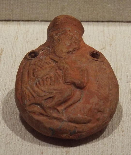 Ampulla with Evangelists from Antioch in the Princeton University Art Museum, April 2017