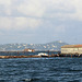 Toulon (83) 10 octobre 2014. Traversée de la rade par la navette maritime La Seyne/ Les Sablettes - Toulon.
