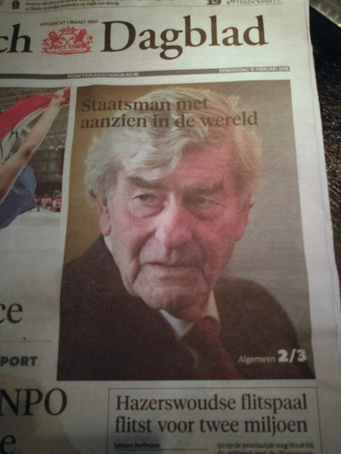 Former prime minister Ruud Lubbers died