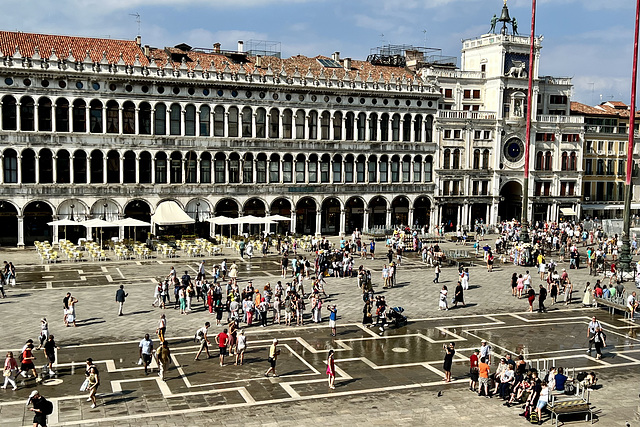 Venice 2022 – Museo Correr – View of the Piazza San Marco