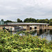 Kemnader See, Stauwehr mit Brücke (Bochum-Stiepel) / 13.07.2023