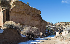 Sego Canyon Rock Art Site and railroad, UT (1790)