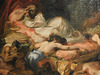 Detail of the Sketch of the Death of Sardanapalus by Delacroix in the Metropolitan Museum of Art, January 2019