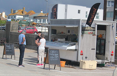 Seafood stall Seaford seafront  1 8 2021